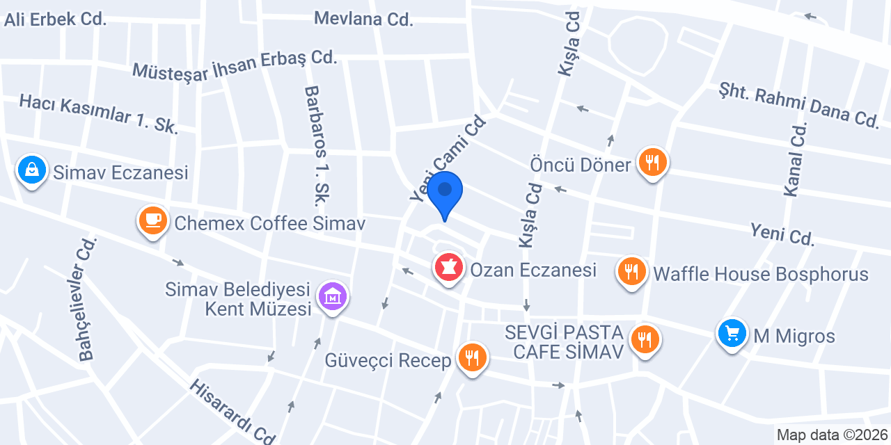 Simav Medikal konumu