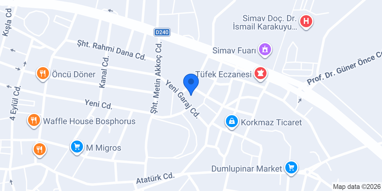 Ercan oto boya konumu