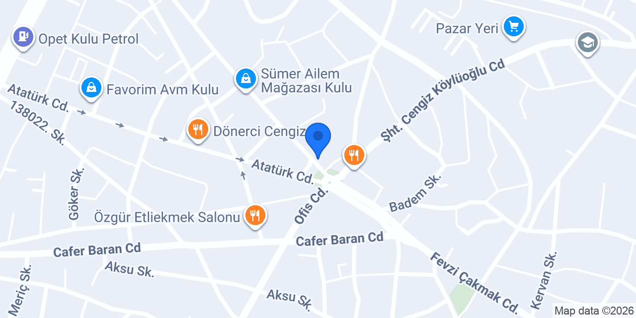 Merkez Lokantasi konumu