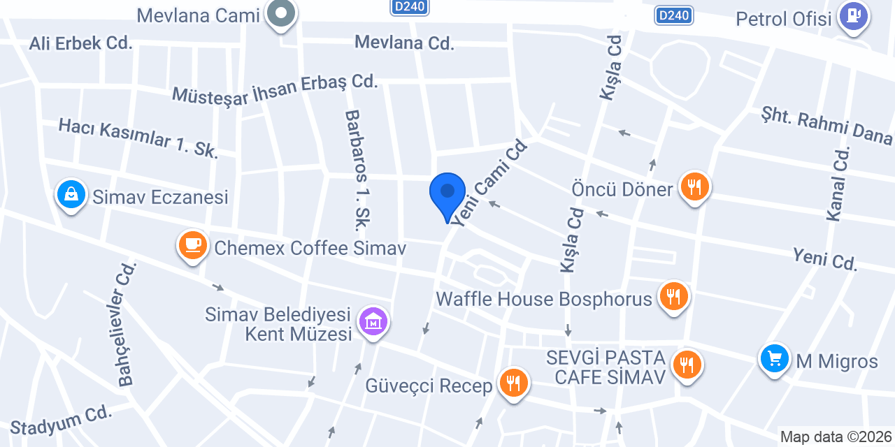 ÇELEBİ tatlı baklava dondurma konumu