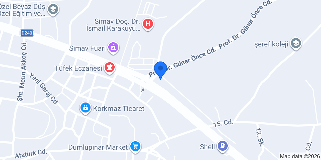 CAN HARFİYAT SİMAV konumu