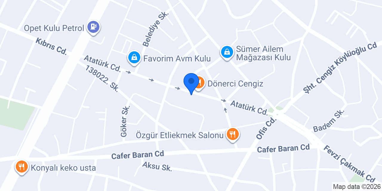Bay Bayan Terzisi Ömer Kaplan konumu