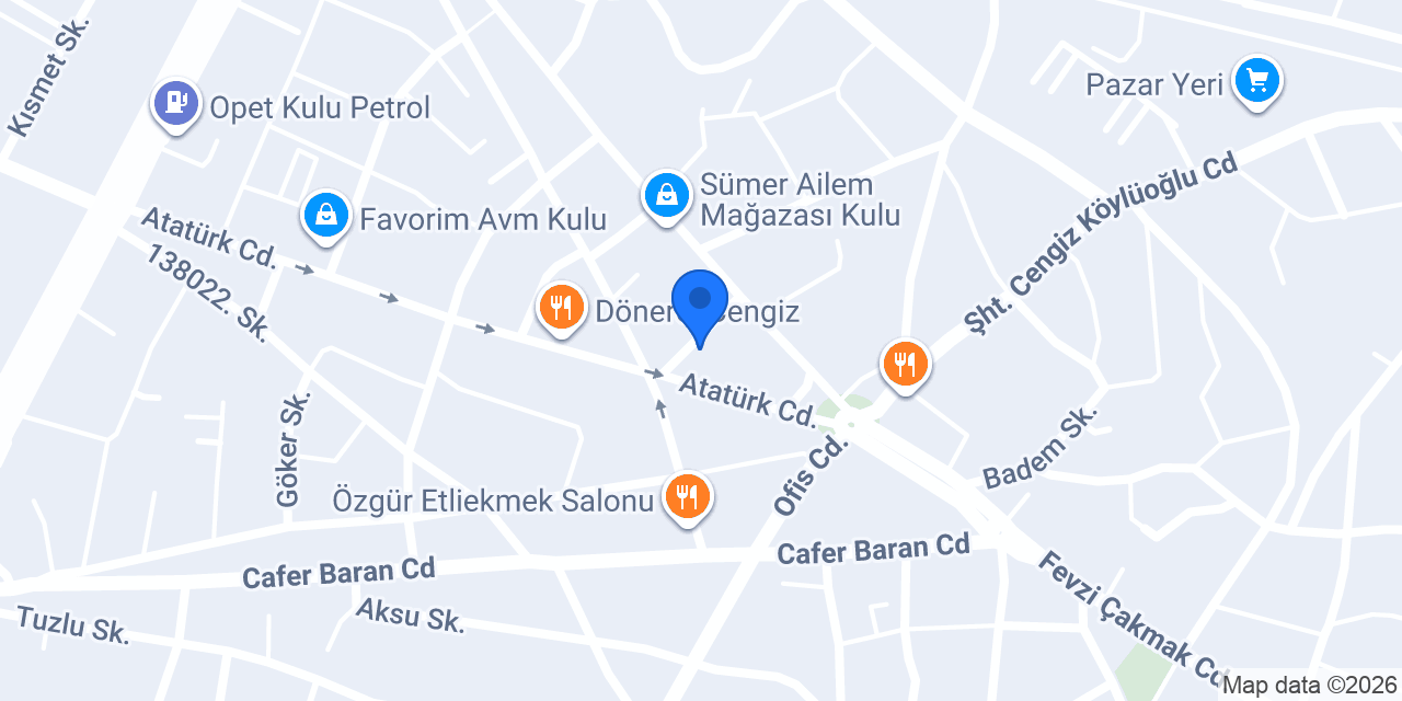 ÖMEROĞLU GİYİM konumu