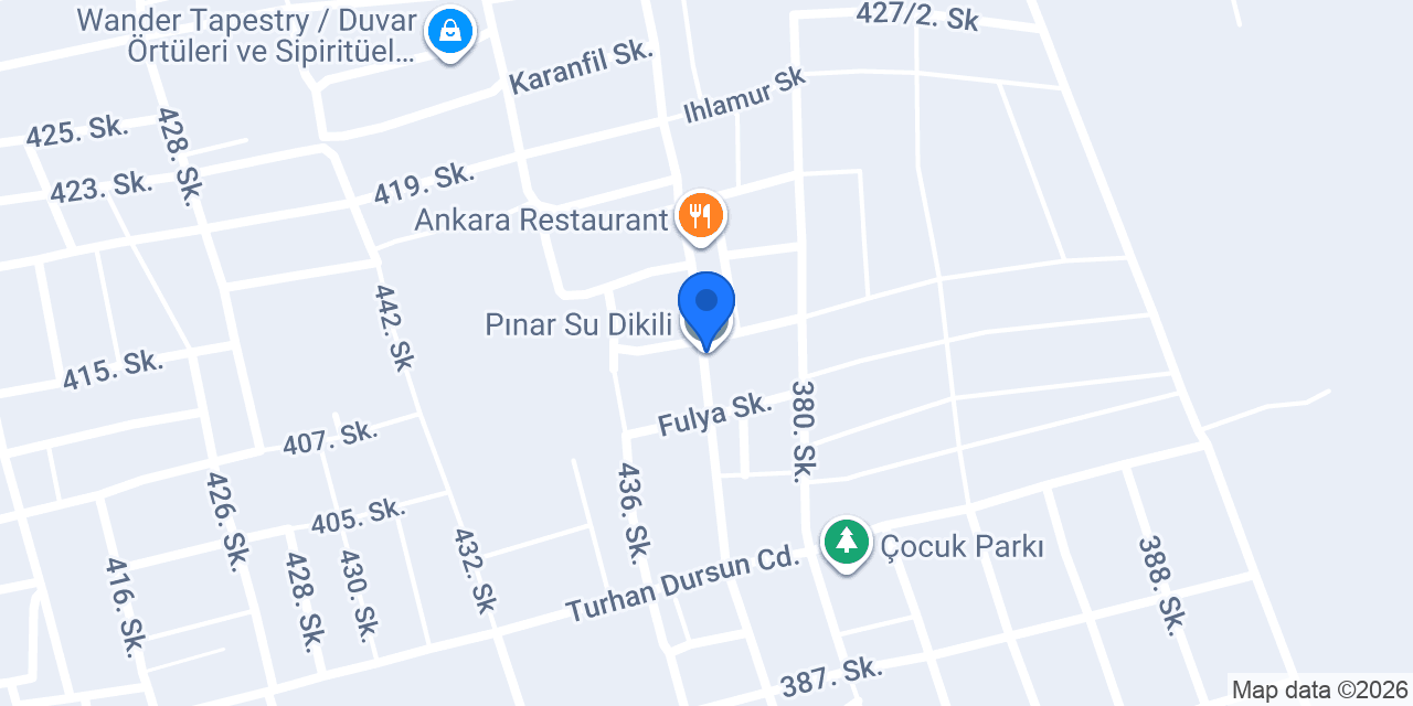 Pınar Su Dikili konumu