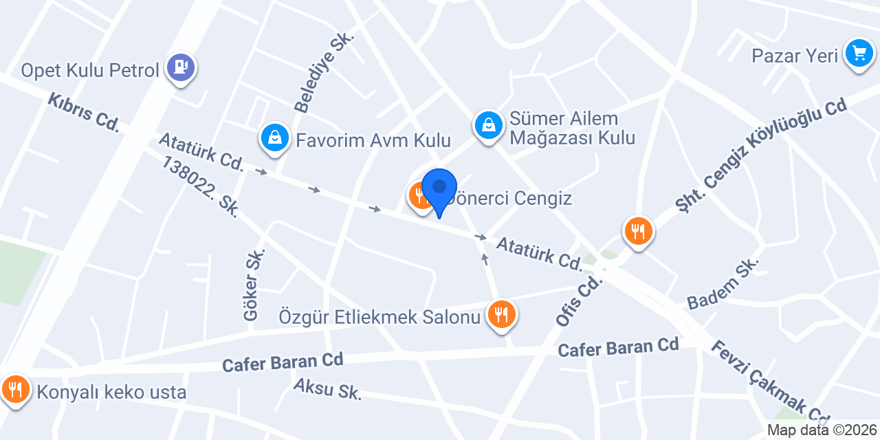 Çilingir kulu konumu