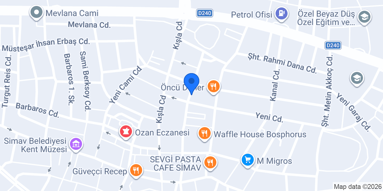 AKSEFA HALI VE MOBİLYA konumu