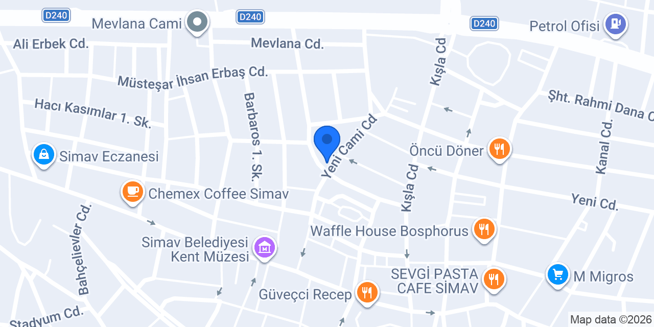 Halkbank Simav Şubesi konumu