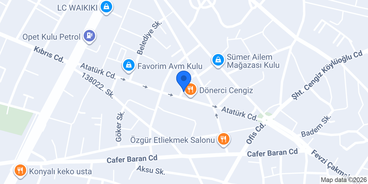 Özdemir Emlak konumu