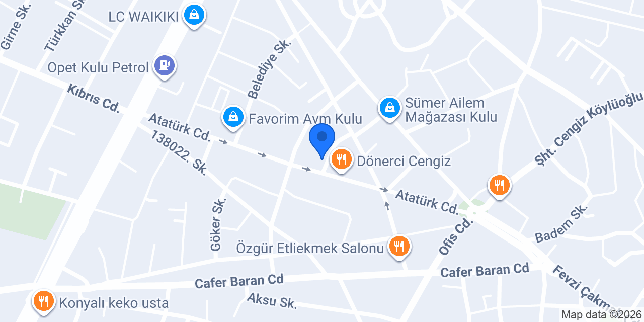 Miroğlu kuyumculuk konumu