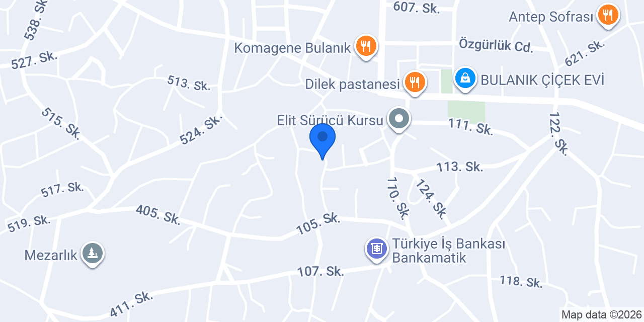 Bulanık TESİSAT VE DOĞALGAZ konumu