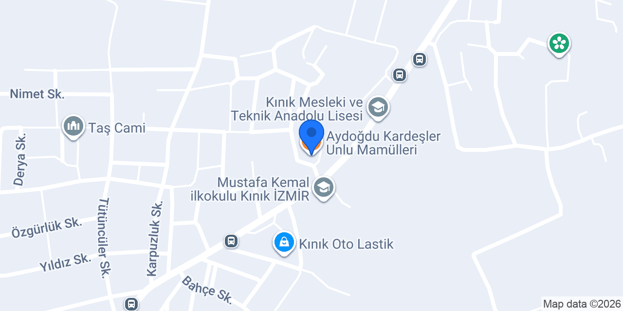 Aydoğdu Kardeşler Unlu Mamülleri konumu