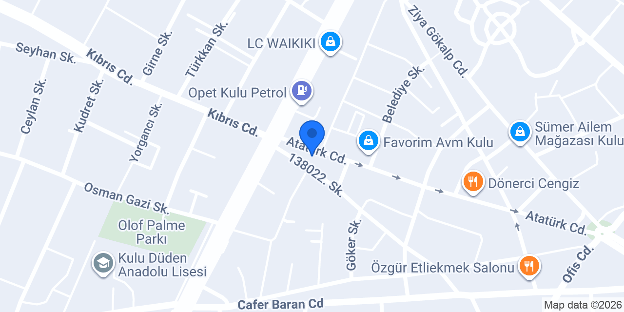 Zirve Döner konumu