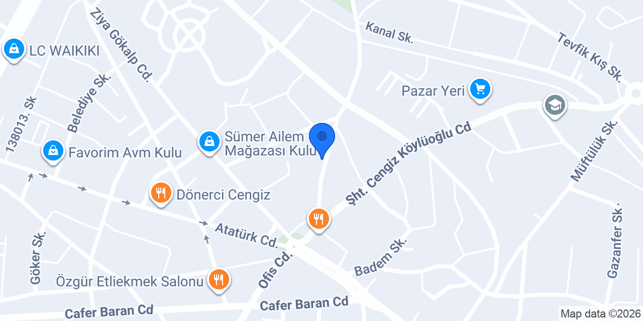 Kulu Veteriner Kliniği konumu