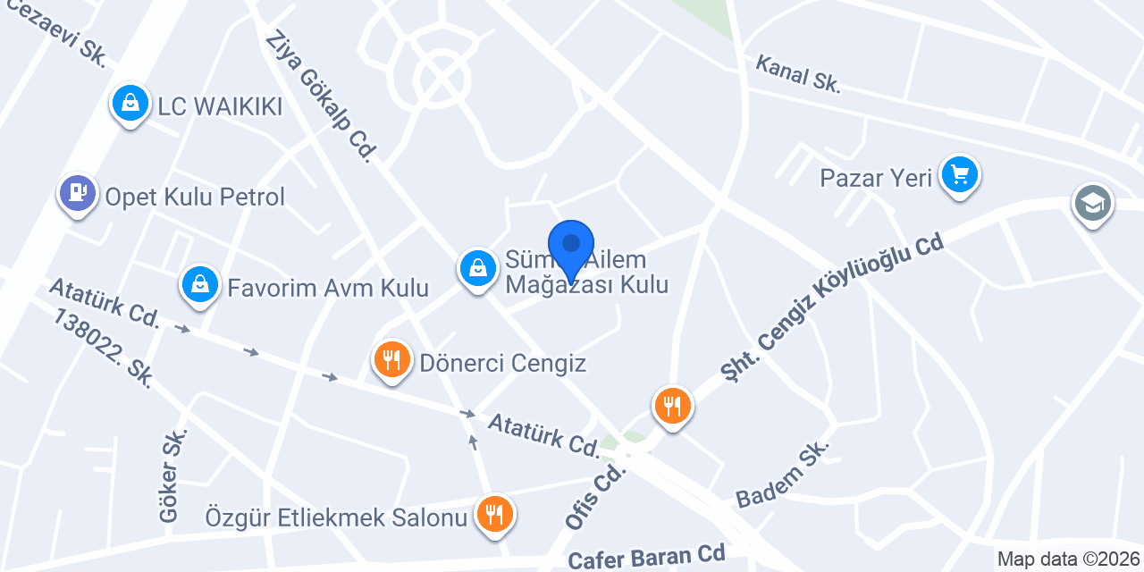 Ergül ısı & inşaat konumu