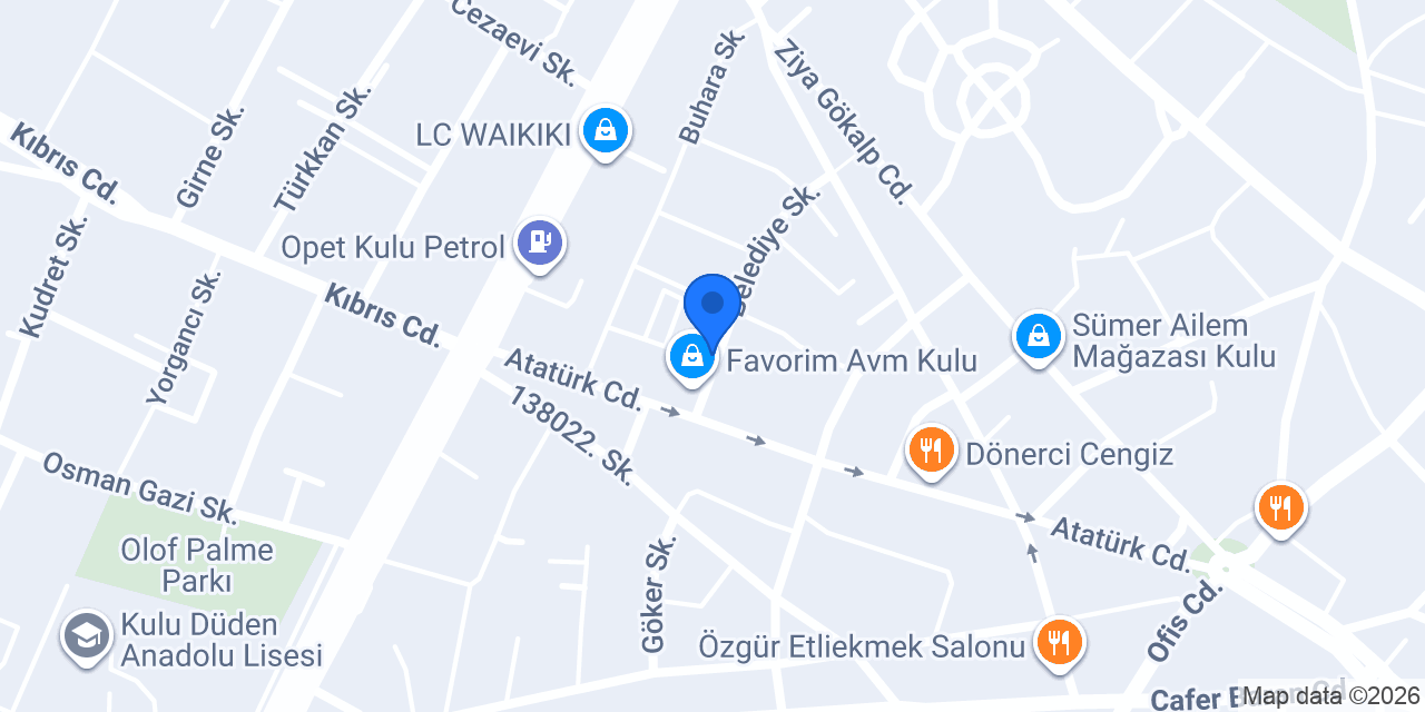 Köfte House Kulu konumu
