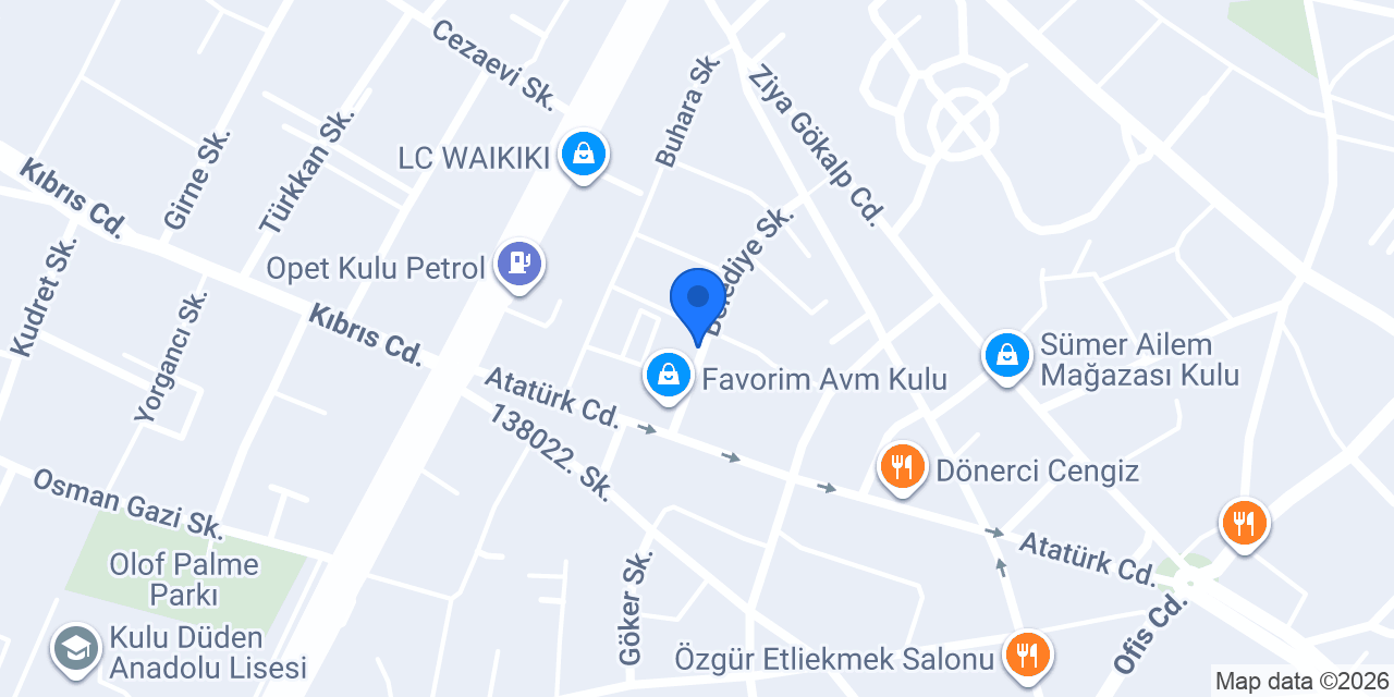 Serdar Oto Kiralama konumu