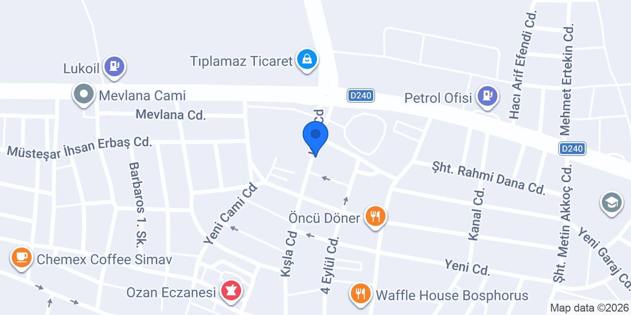 Simav Otel Çetkin konumu