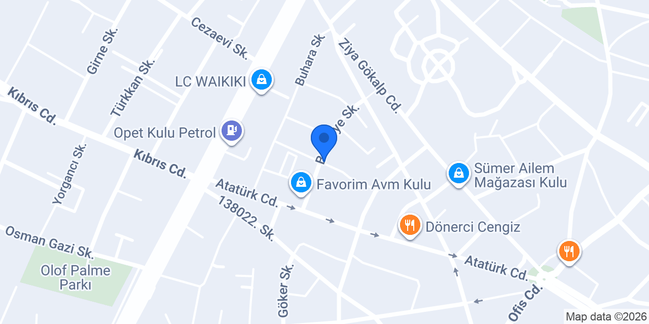 HELVACI ALİ KULU konumu
