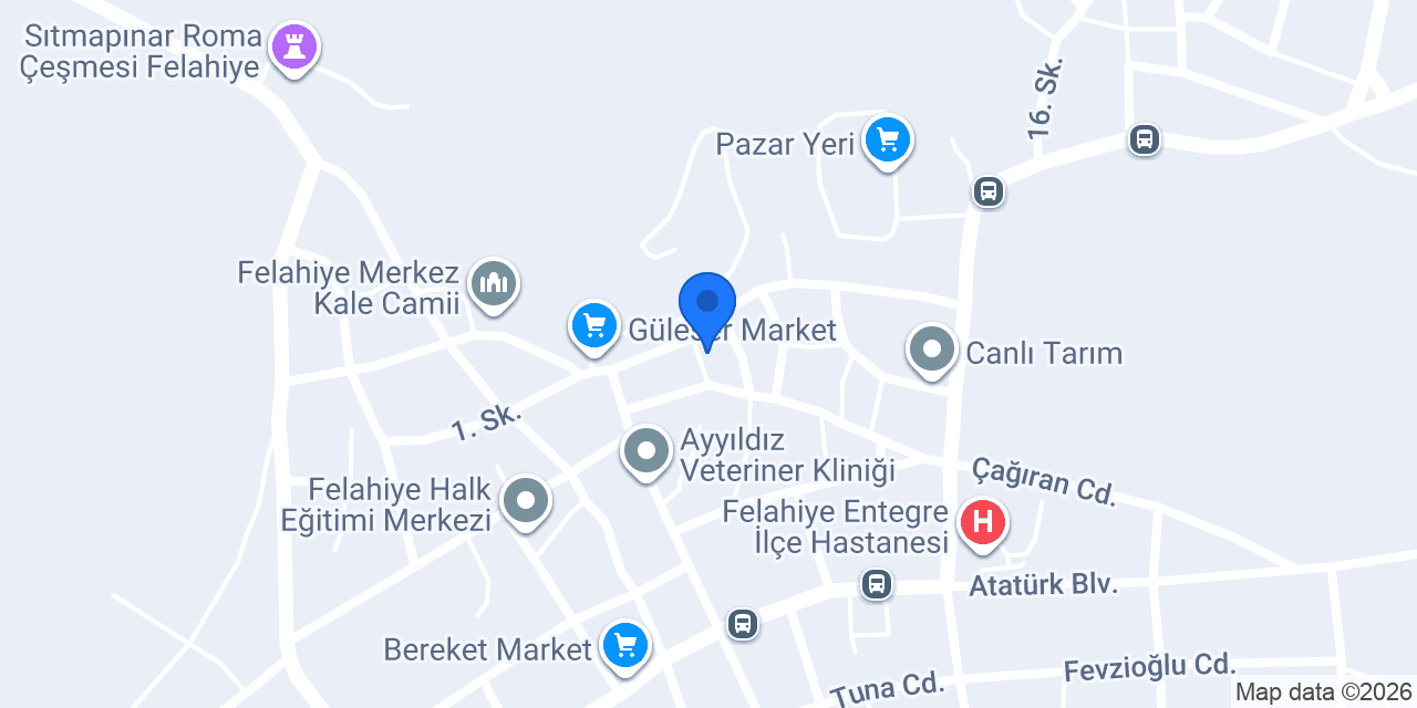Felahiye Noterliği konumu