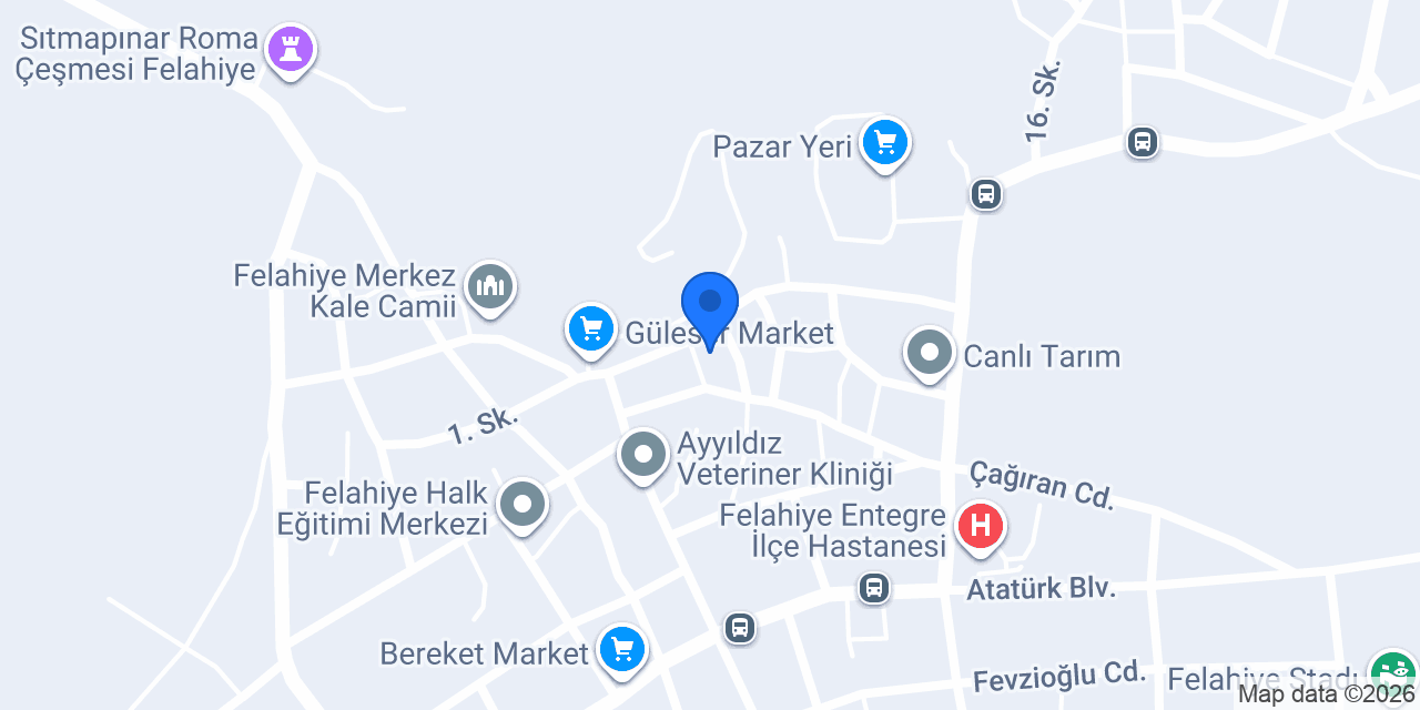 Felahiye Belediyesi konumu