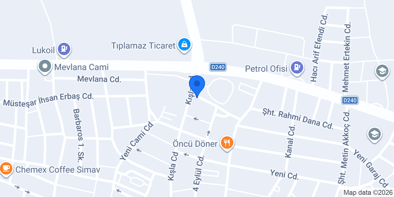 Otel Termal konumu