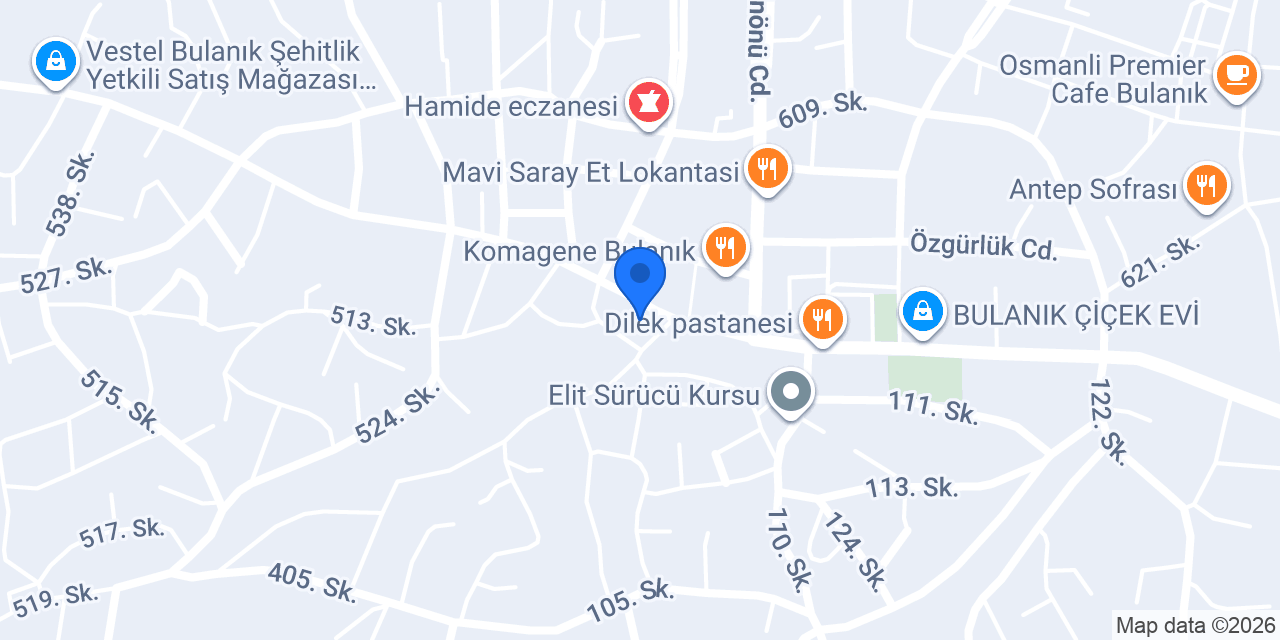 Çetinkaya Mobilya konumu