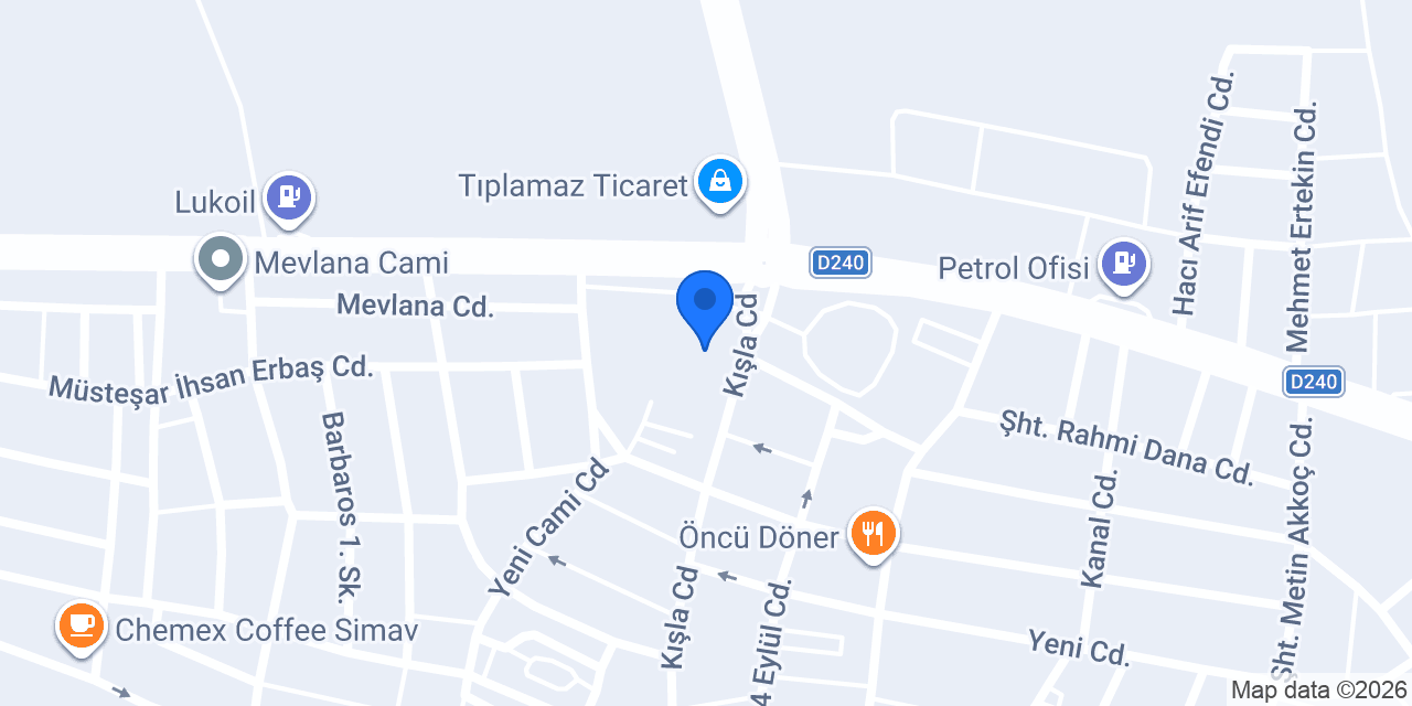 Simav Kaymakamlığı konumu