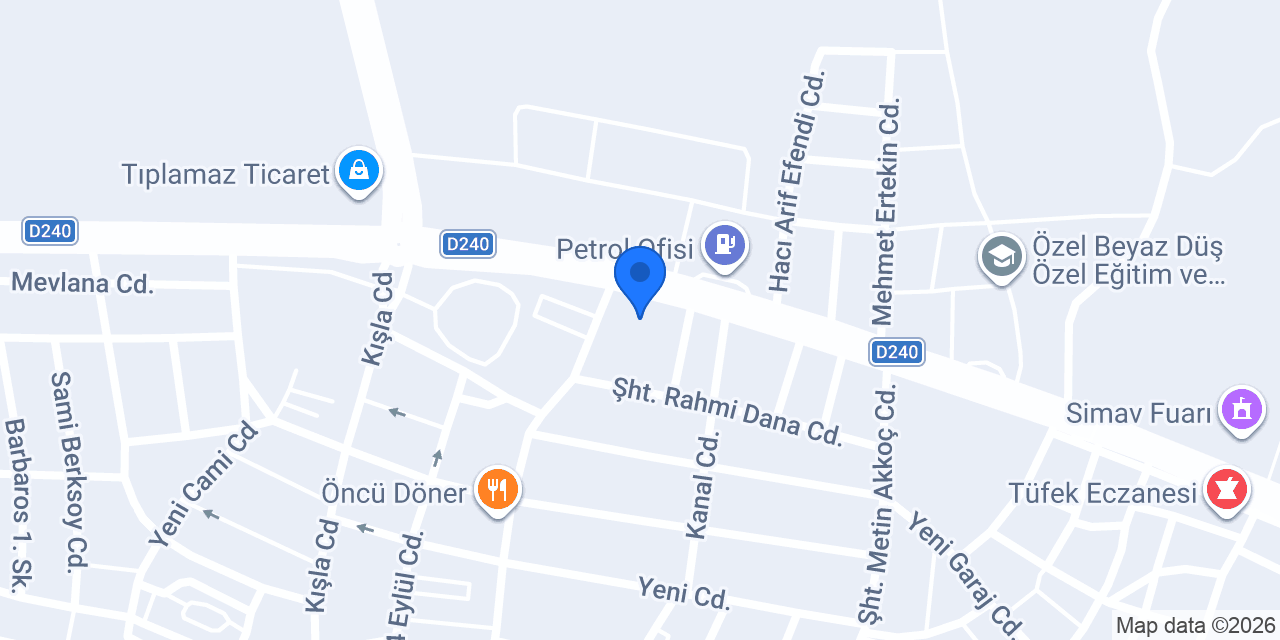 Simav Dört Eylül Ortaokulu konumu