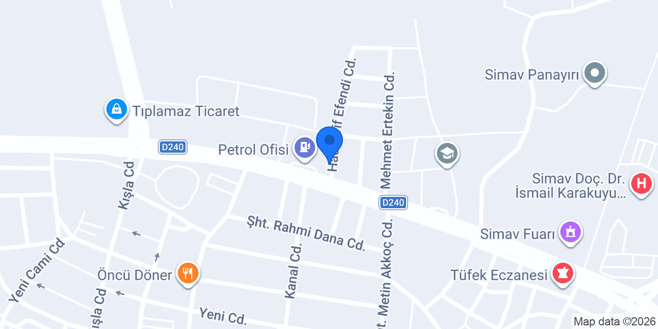 Demireller Massey Ferguson Simav Şube konumu