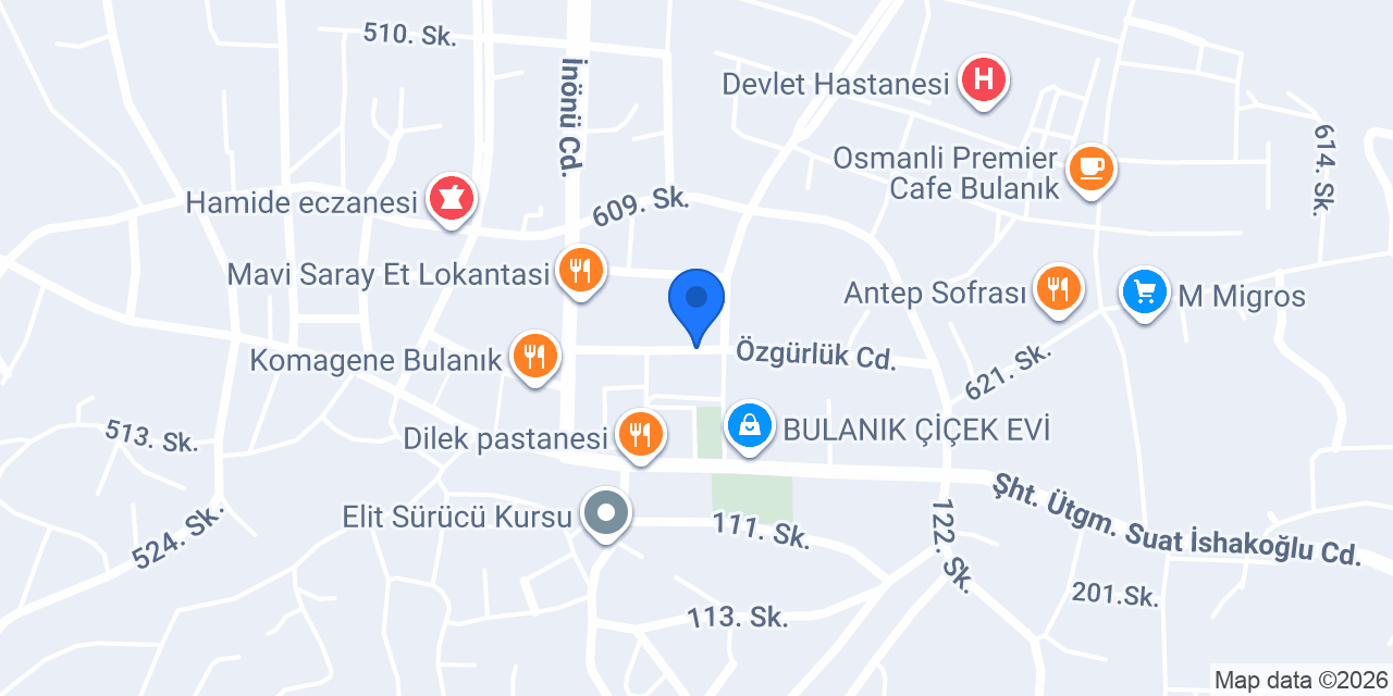 Öz katık DÖNER ve KRAL KÜNEFE konumu