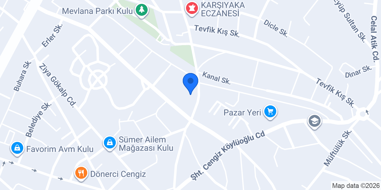 Kulu İlçe Emniyet Müdürlüğü konumu
