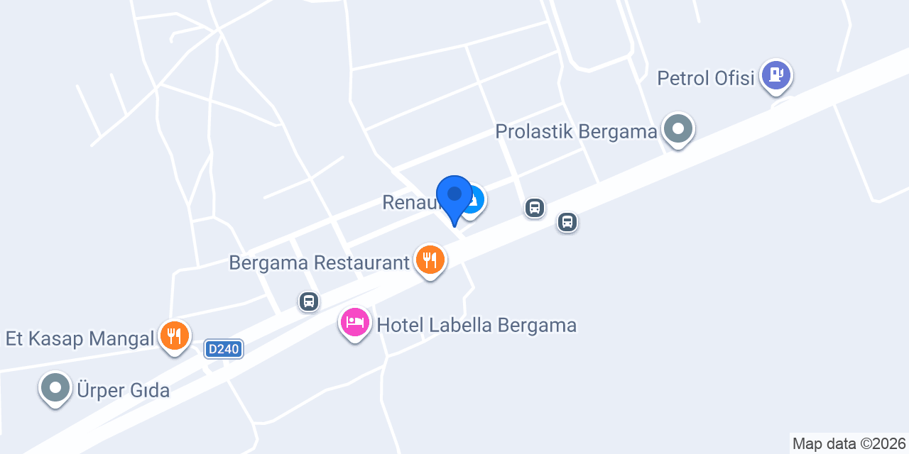 Özbilir Otomotiv konumu