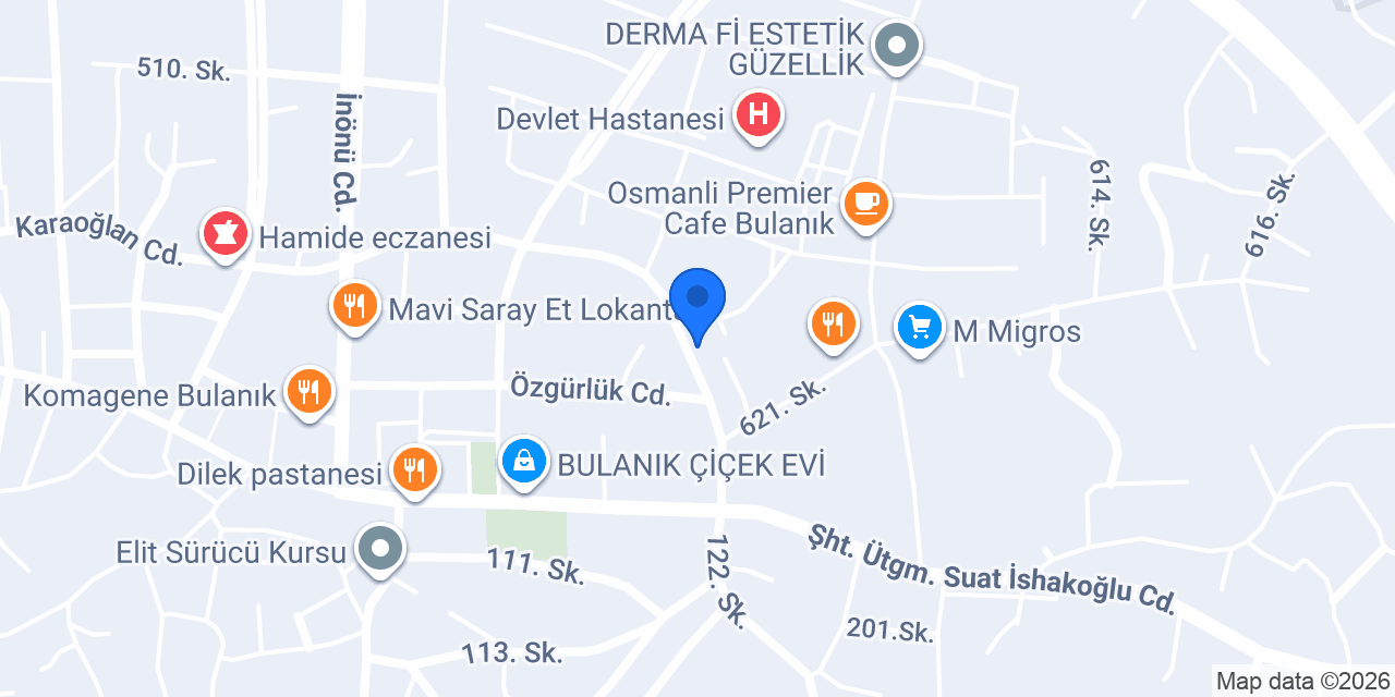 USTAM DOĞALGAZ VE TESİSAT konumu
