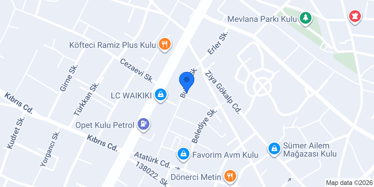 Uerlikaya elektirik konumu