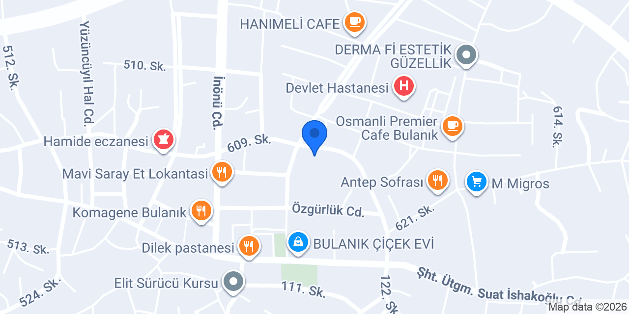 MERVE BAYAN KUAFÖRÜ konumu