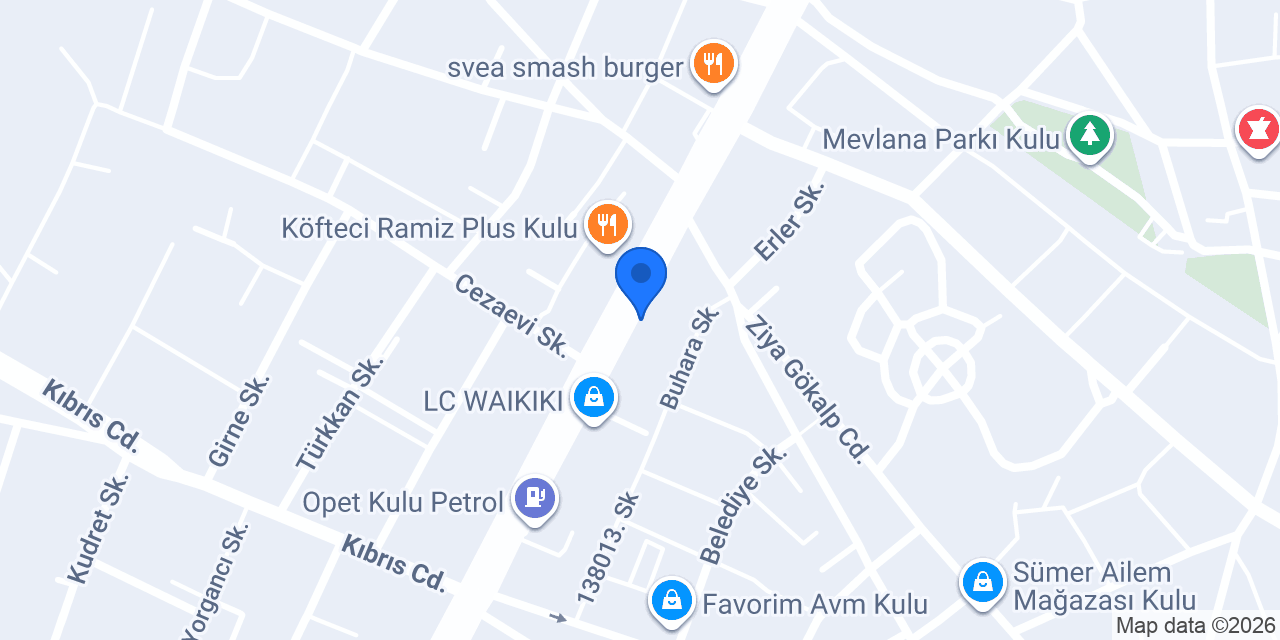 Kulu mobilya konumu