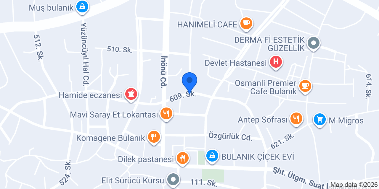 DERMAN VETERİNER KLİNİĞİ konumu
