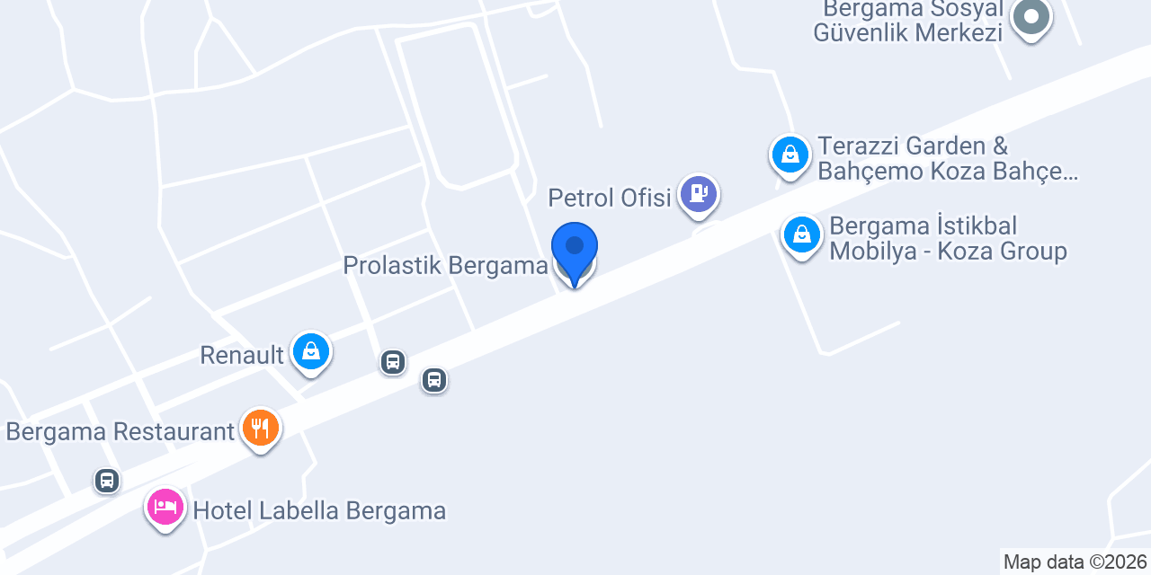 Prolastik Bergama konumu