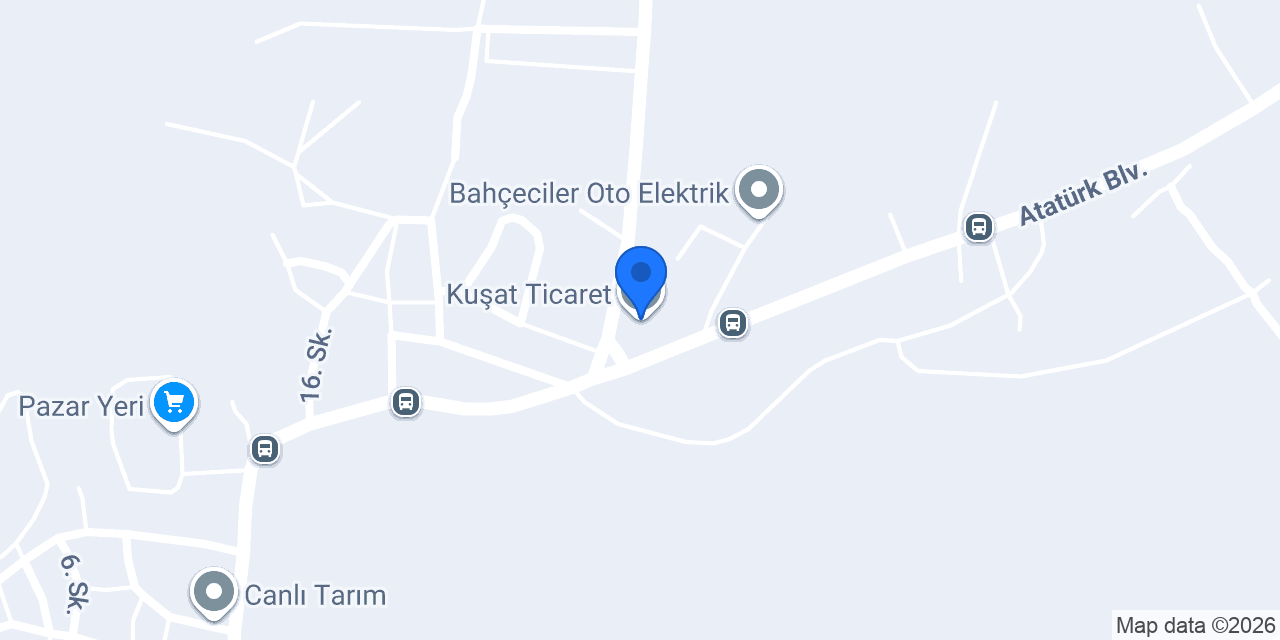 Kuşat Ticaret konumu