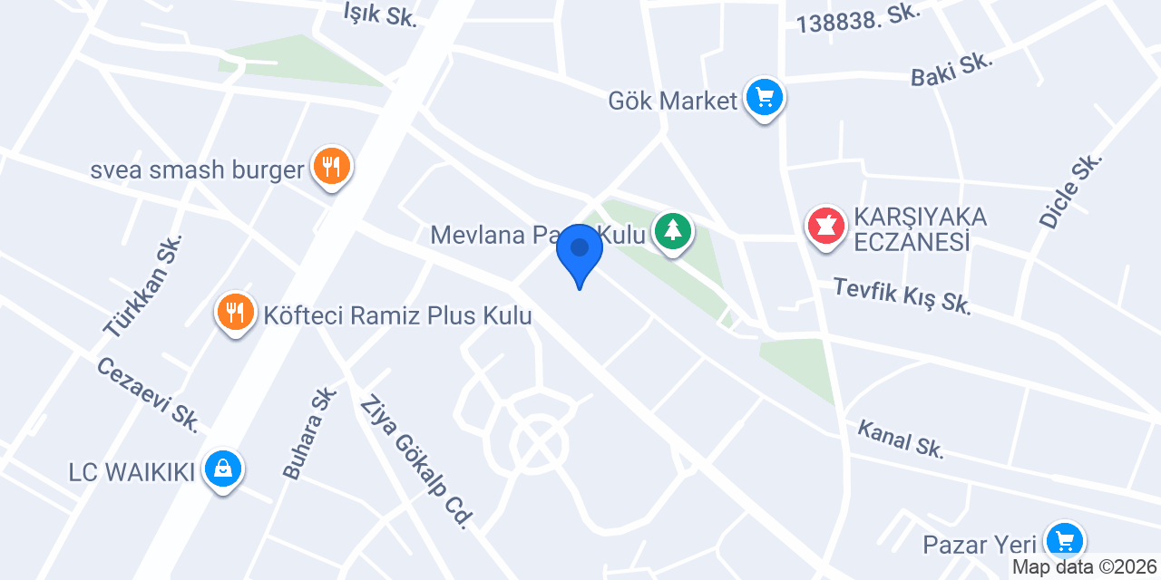 Kulu Öğretmenevi konumu
