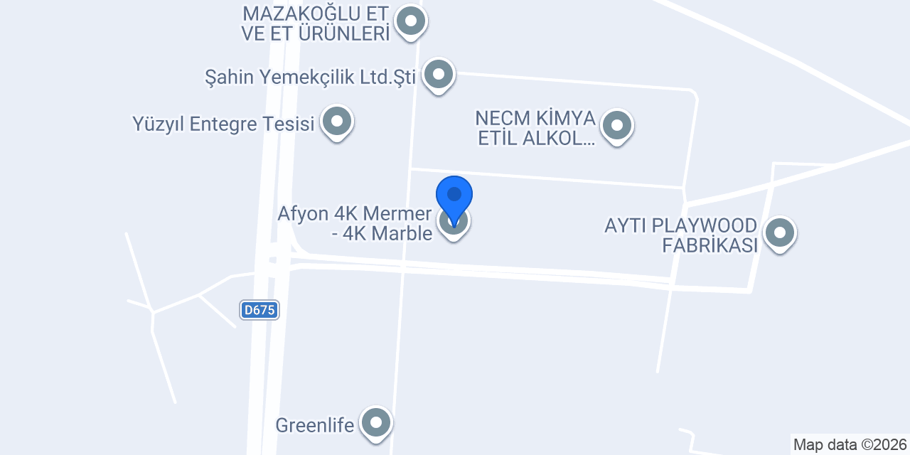 Afyon 4K Mermer - 4K Marble konumu