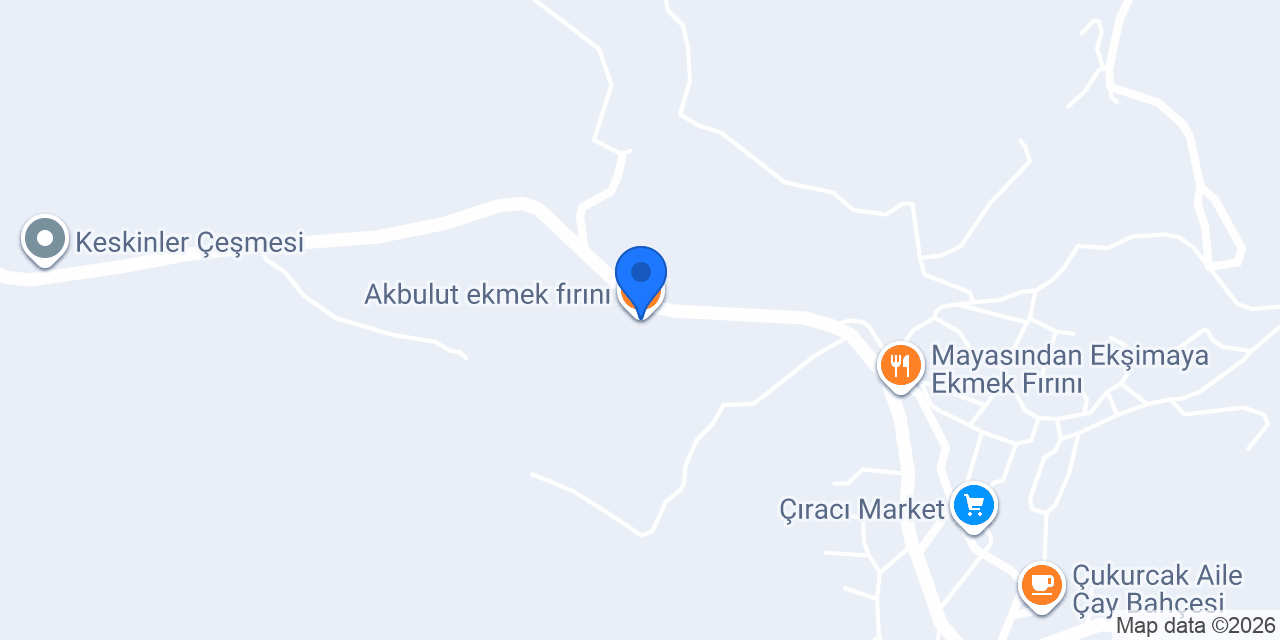 Akbulut ekmek fırını konumu