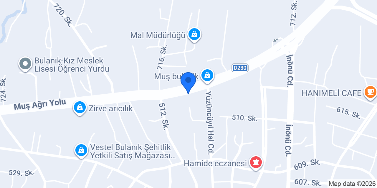 Vodafone Cep Merkezi konumu