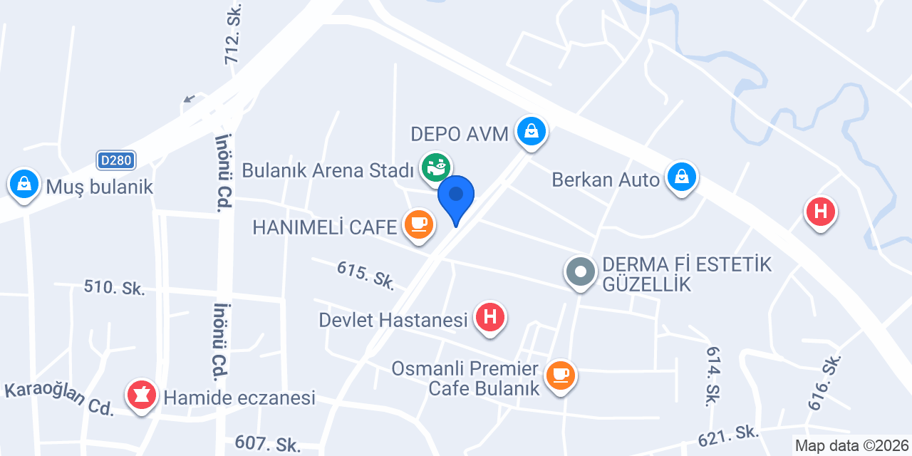Özkan optik konumu
