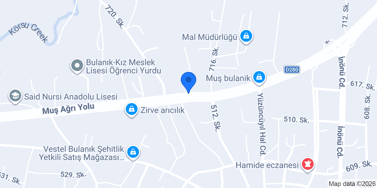 Bulanık mermer granit konumu