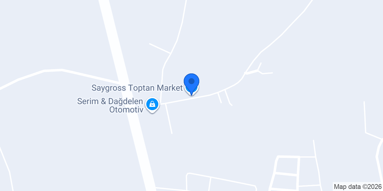 Saygross Toptan Market konumu