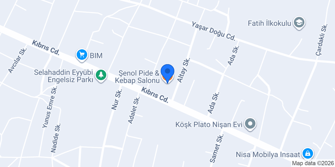Şenol Pide & Kebap Salonu konumu