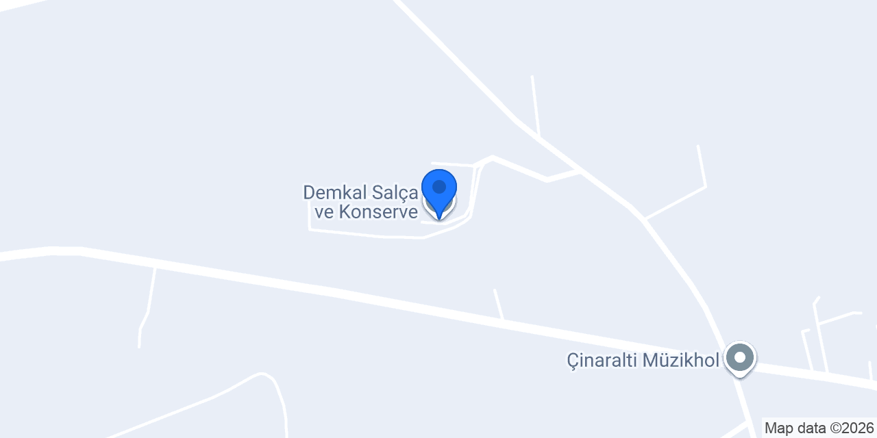 Demkal Salça ve Konserve konumu