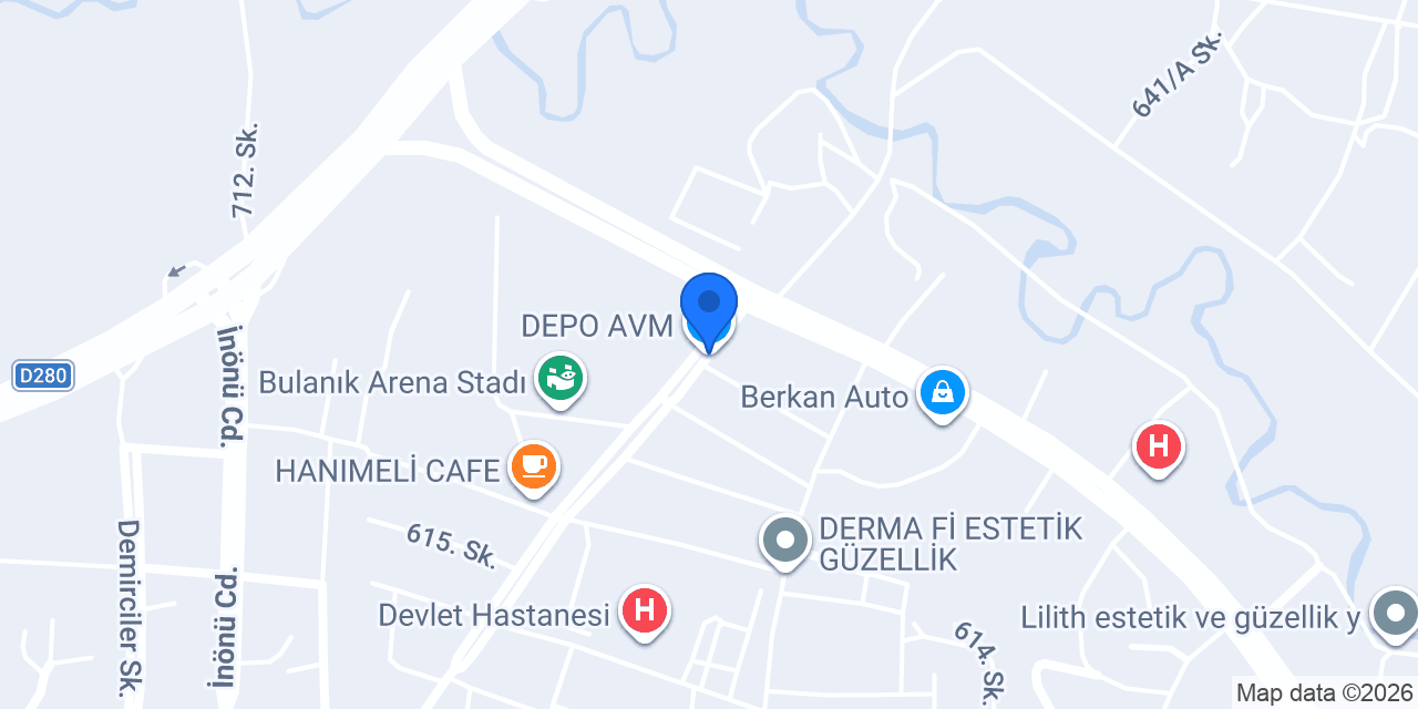 DEPO AVM konumu