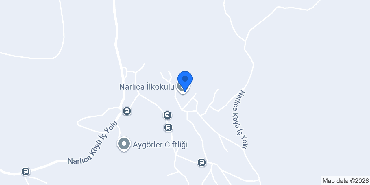 Narlıca İlkokulu konumu